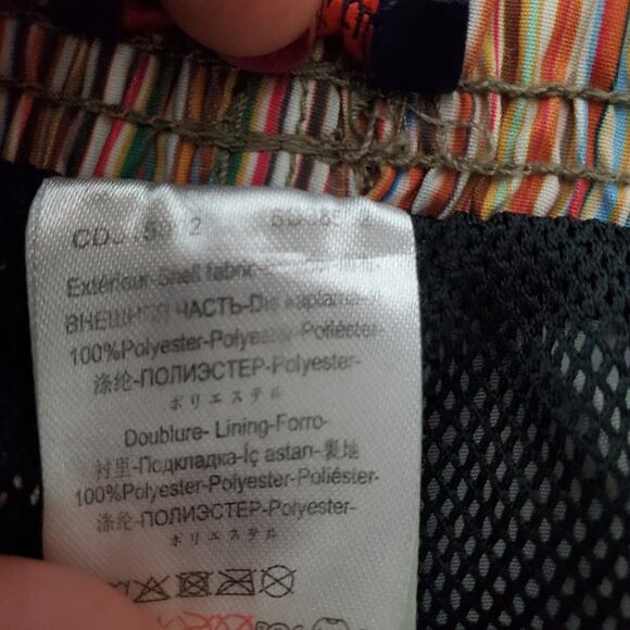 Paul Smith Junior | Striped Mesh Lined Swim Trunks with Pockets and Drawstring - Picture 5 of 7